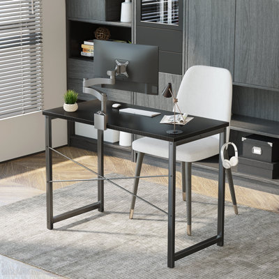 Djellona Metal Base Writing Desk