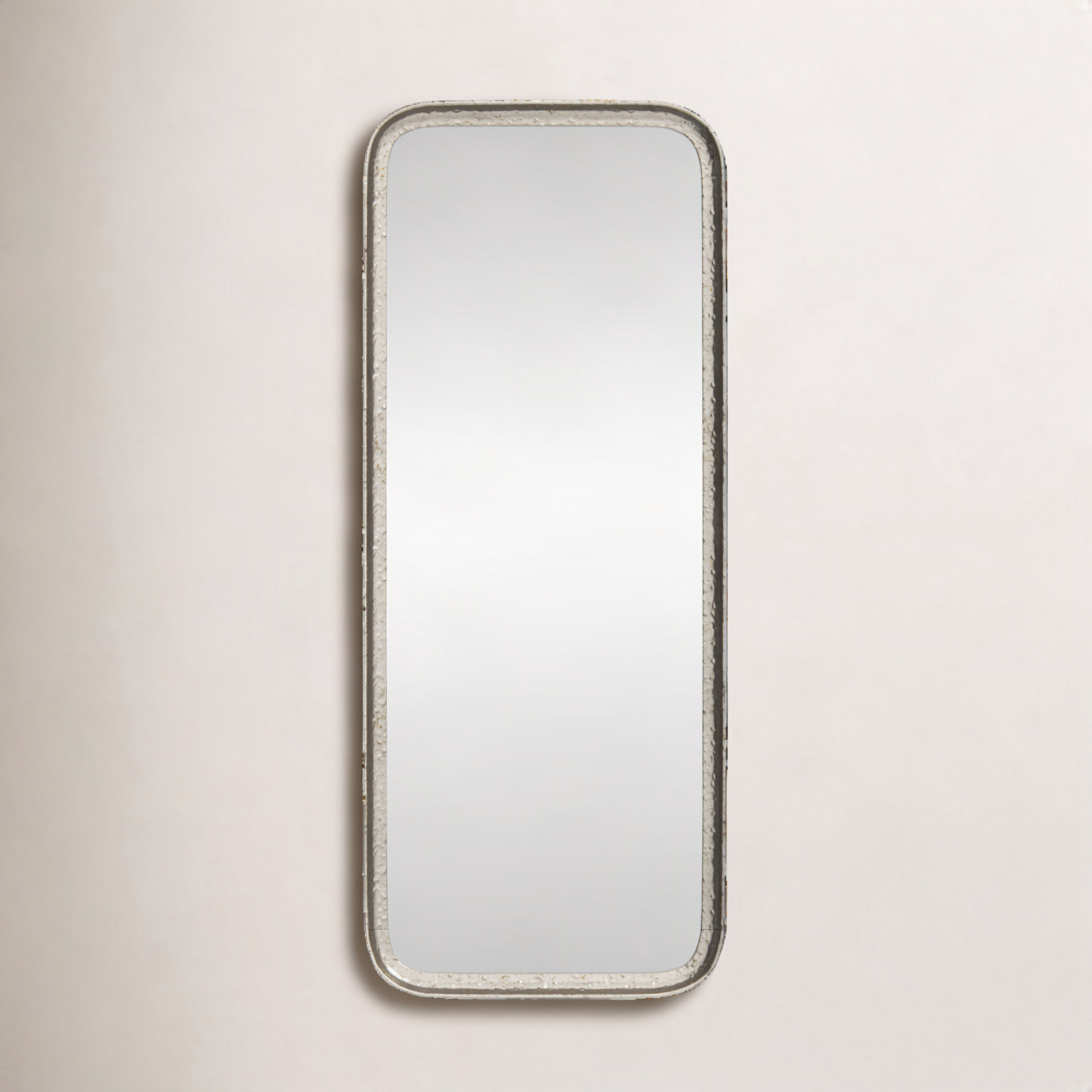 Full-Length Mirror, Silver Leaf, 39.5" x 15.75"