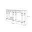 Élégante console à tiroir en bois-401576756