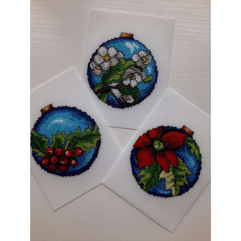 "Christmas Ornaments" 116CS Counted Cross-Stitch Kit