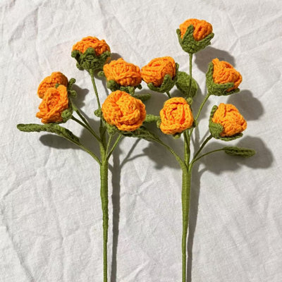 Christmas Gift Faux Rose Arrangement without Vase 