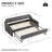 Upholstery Twin Daybed With Trundle & USB Port-2123796647