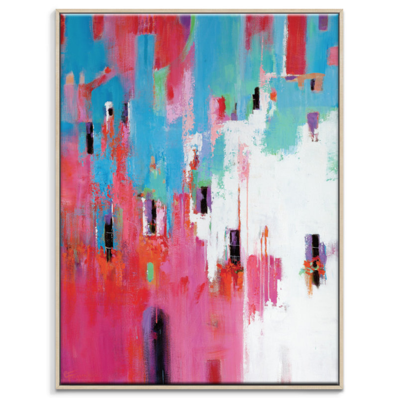 Catherine Fitzgerald - Painting on Canvas, Timber, 51cm H x 41cm W