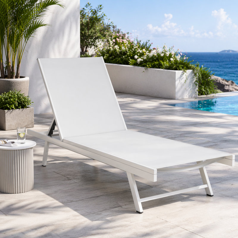 Ensemble de chaise longue d'extérieur