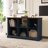 6 - Cube 47.4"W Storage Bookcase Horizontal Bookshelf Organizer with Anti-tip Hardware-1140977538-1140977536