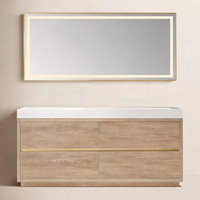 Beira 71.7'' Double Bathroom Vanity