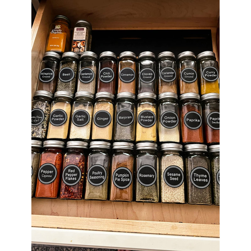 Cabinet System Spice Jar & Rack Set