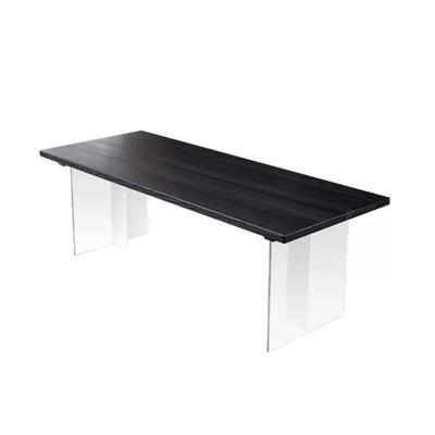 Ash Solid Wood Top Dining Table