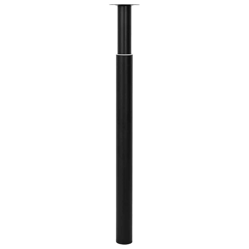 Latitude Run® 2 Telescopic Table Legs 28"-43.3", Black