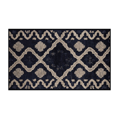 Tapis gris lavable à la machine