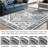 Machine Washable 5x7 Ft Vintage Boho Floral Rug, Non-Slip, Low Pile for Living Room/Bedroom/Entryway/Dining Room/Office -1302645471