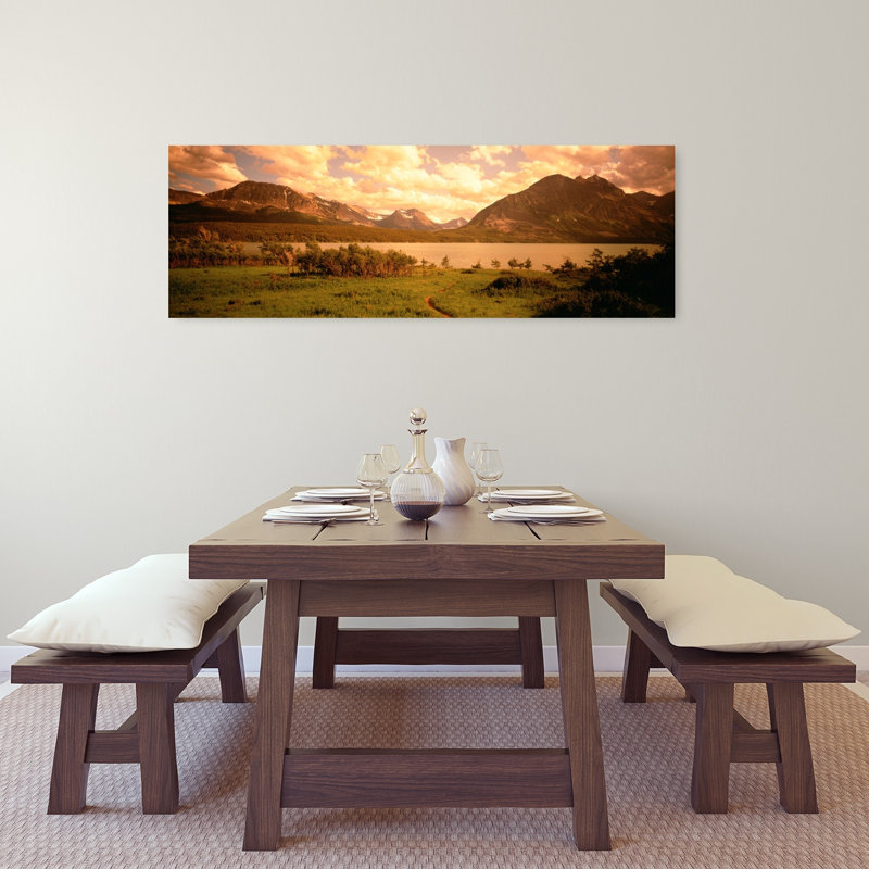 Saint Mary Lake Montana USA by Ty Allison - Wrapped Canvas Panoramic Print, 40.64 cm H x 121.92 cm W