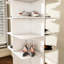 Porte-chaussures rotatif 360, 7 étagères pour la maison, rangement rotatif blanc, tour moderne,