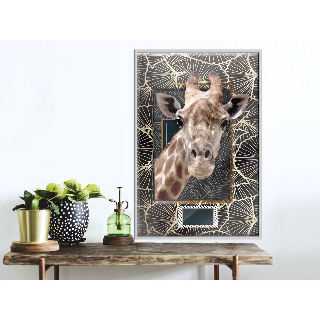 Gerahmtes Poster Giraffe In The Frame