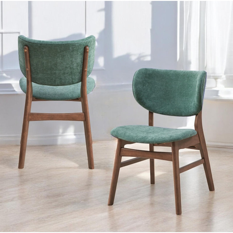 Ensemble de 2 chaises d'appoint Bevis Green