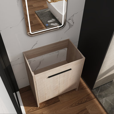 Freestanding Vanity Base with Soft-Close Cabinets