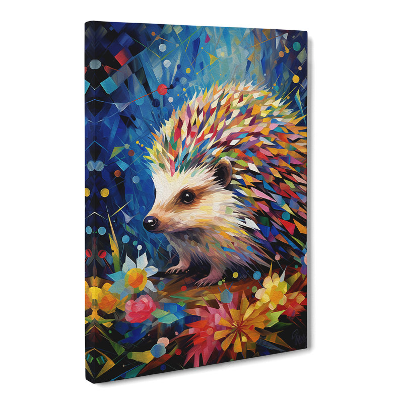 Hedgehog Abstract No.2 - Wrapped Canvas, 50cm H x 35cm W x 3cm D