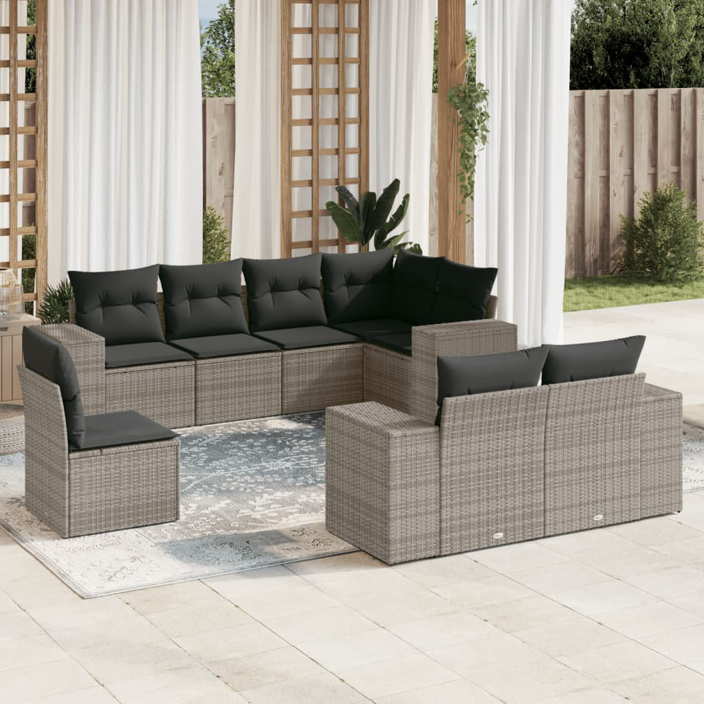 Gartensofa mit Kissen