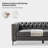 Brinna Upholstered Button-Tufted Sofa with Metal Legs-1226749216