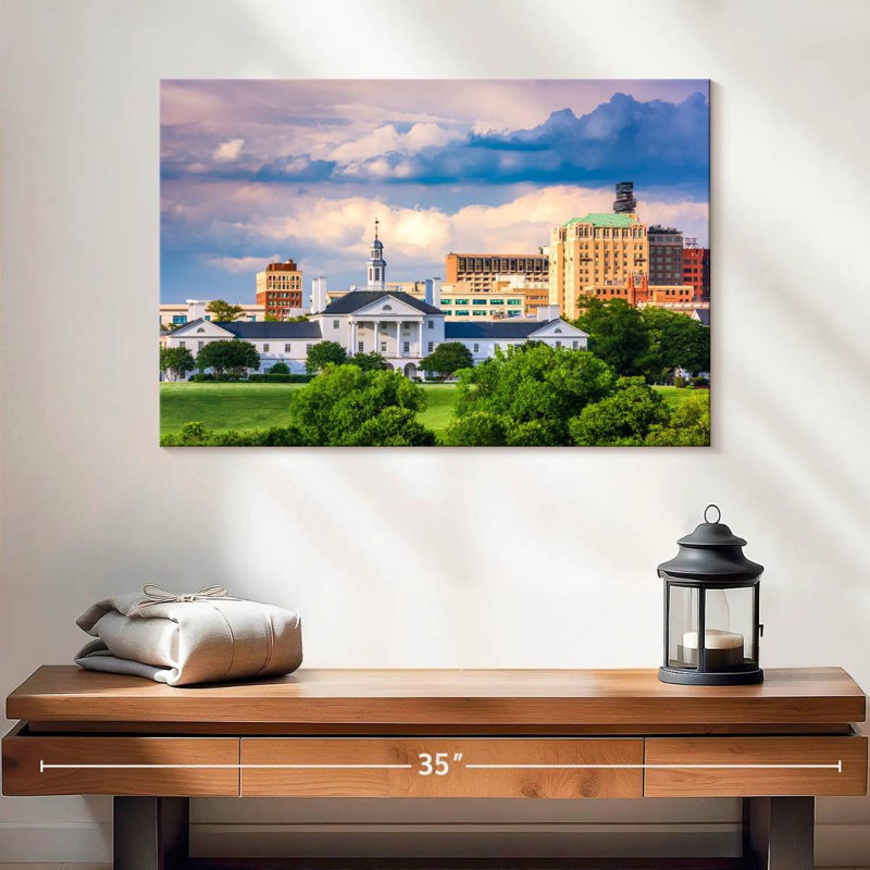 Richmond Virginia Cloudscape, 16" H x 24" W