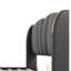 Structure de lit tapissier en cuir grand lit, lit plateforme tapissier avec pied de lit ondulé, aucune boîte à ressorts nécessaire-1109151223