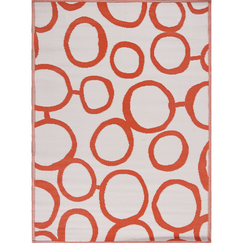 Tapis orange intérieur / extérieur Watsontown
