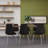 Berenices Upholstered Side Chair, Scoop-Back Curved Backrest, Foam Padded Seat w/Slim Legs-704813459-704813470