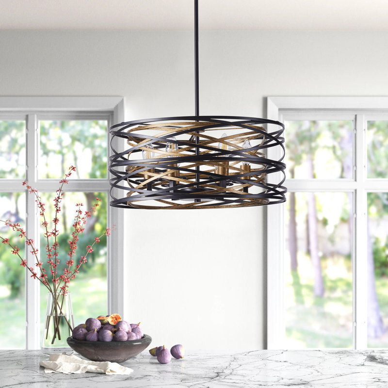 Luminaire suspendu à intensité variable 6 lumières