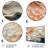 Beige And Orange Custards Collage - Abstract Metal Wall Decor-898943347