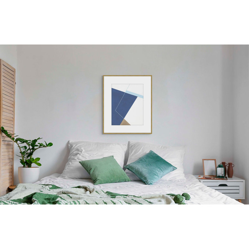 Precisely Prussian 6 Print by Studio L57 Schemata, 33.48" H x 28.48" W