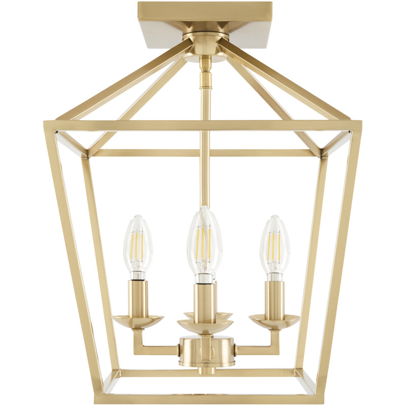 Poirier Chandelier, Brass