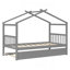 Lit simple en bois avec lit gigogne simple, gris-1859565307