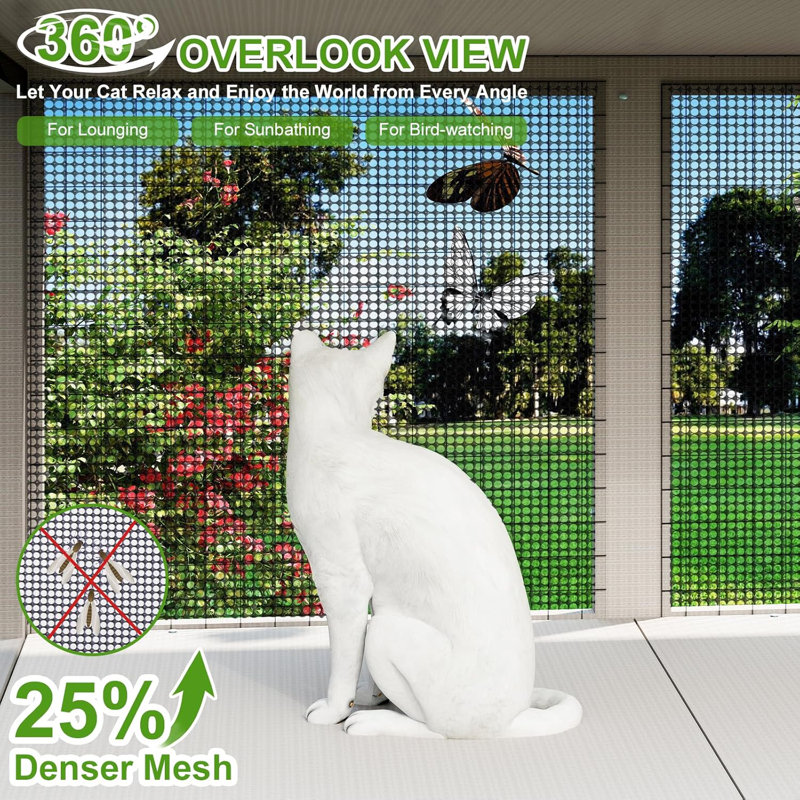 Enceinte de chat d'extérieur Catio
