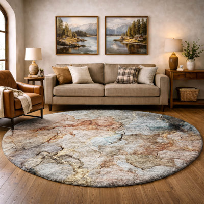 Tapis de qualité supérieure lavable à la machine Dream Shag ADS520 Watercolors