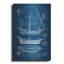«Antique Ship Blueprint I» par Vision Studio-1691007739
