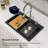 33'' L Single Bowl Quartz Kitchen Sink-101363649