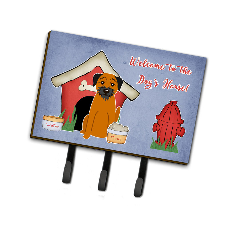 Porte-clef ou porte-clé pour terrier dog house