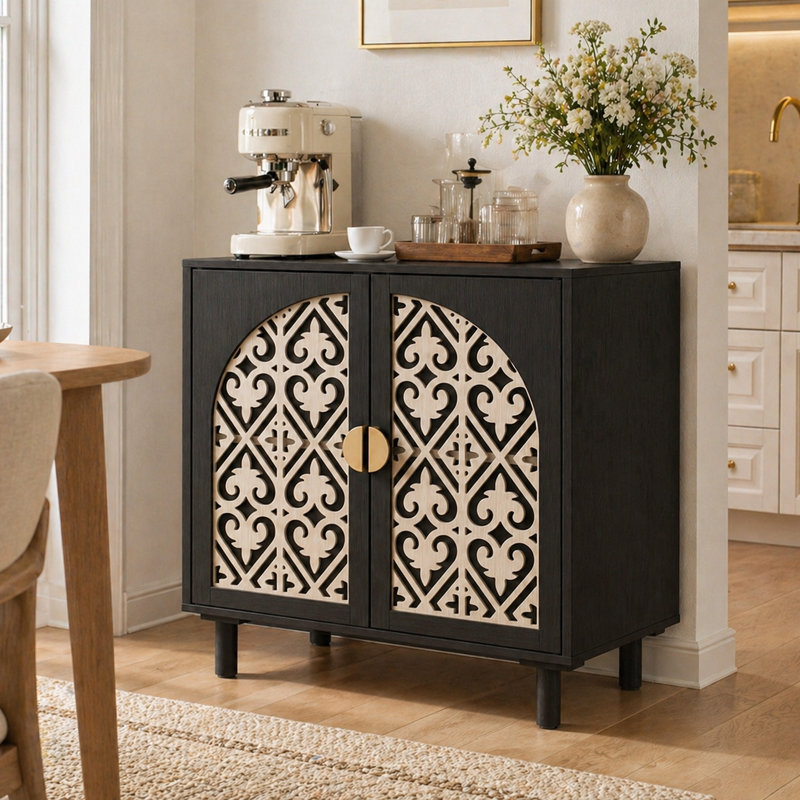 Armoire de rangement 29,84 po, Noir
