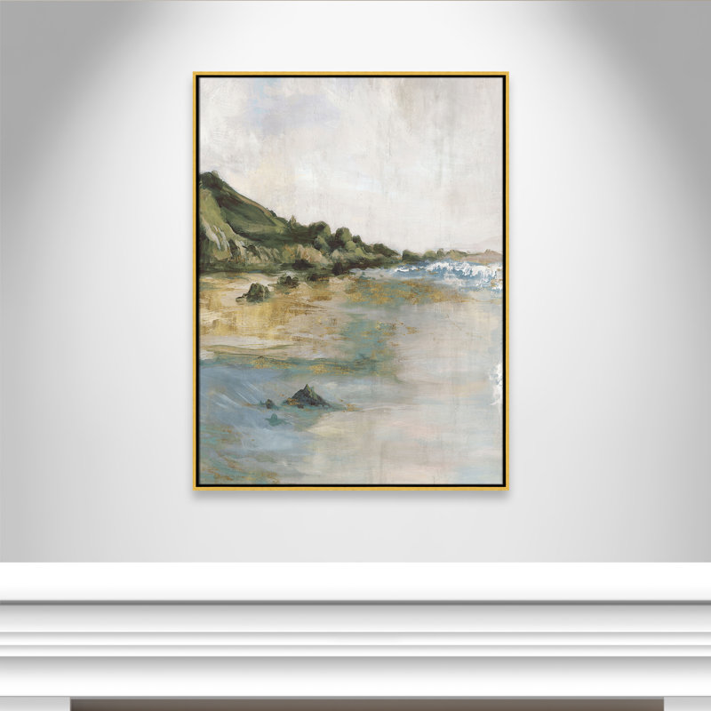 «Cordoba Tide’s Edge» par, H 41,5 po x l 31,5 po, Doré