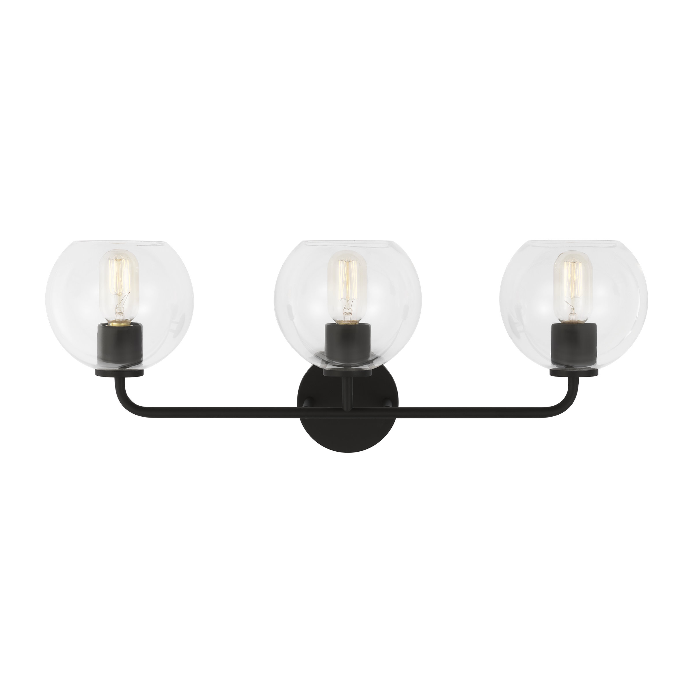 Latitude Run® 6 - Light Dimmable Black/Clear Vanity Light & Reviews