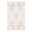 Powell Geometric Handmade Tufted Wool Ivory /Grey Area Rug-682109905