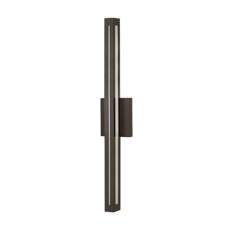 Vereen 2-Light Outdoor Bulkhead Light with Motion Sensor, Bronze