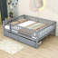 Lit en bois avec deux tiroirs-88580460-88580461