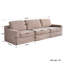 Canapé modulaire rembourré 3 pièces en lin-687555956