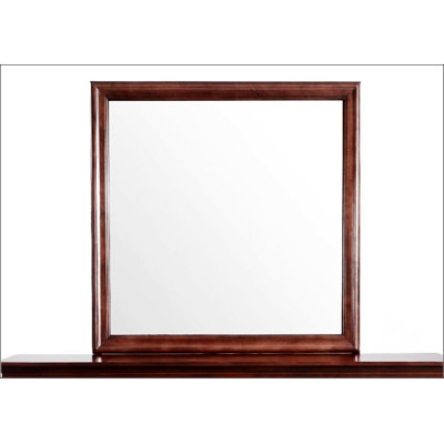 Sophisticated Mirror With A Warm Finish For Adding A Touch Of Elegance And Functionality To Your Interior Decor