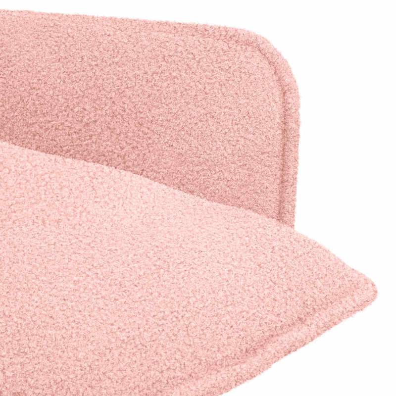 Upholstered Armchair, Pink