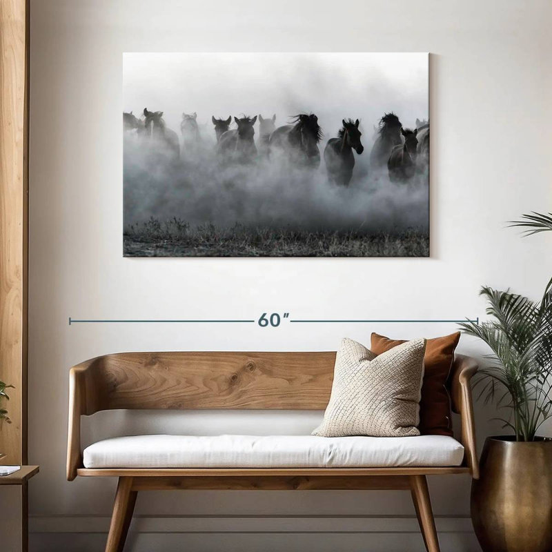 Turkish Horses, 30" H x 45" W