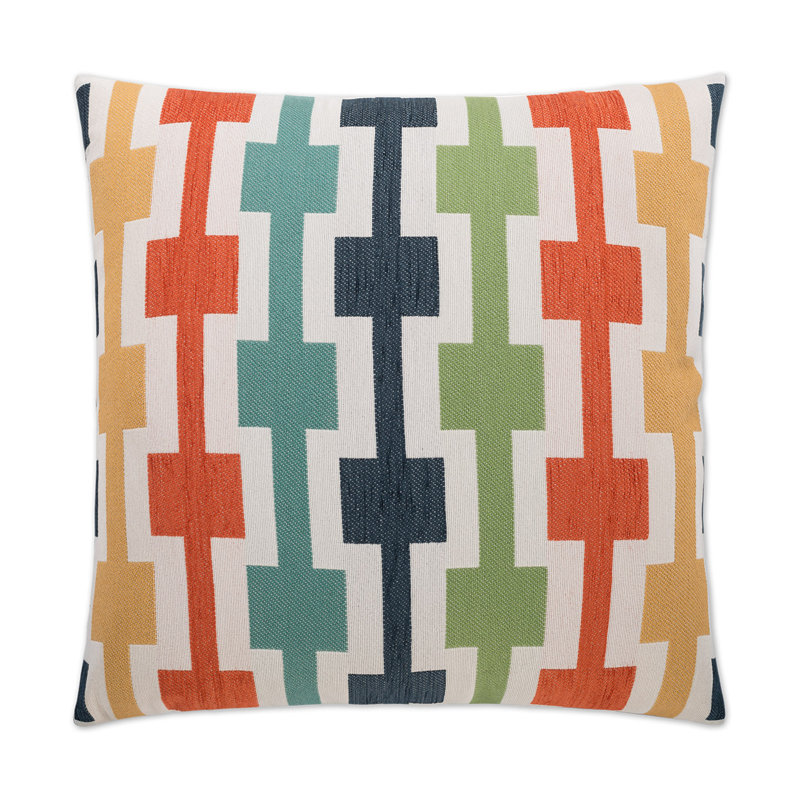 Hopscotch Pillow Cover & Insert, Multi, Square 22"