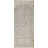 Hand-Knotted High-Quality Cream and Brown Area Rug