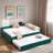 Upholstered Daybed With Trundle And Usb-476948402